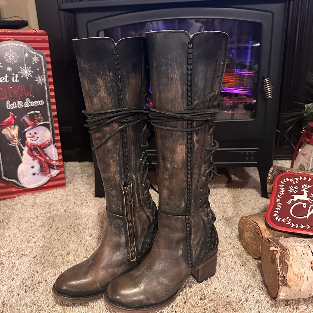 Freebird by Steven Brown Lace Up Boots